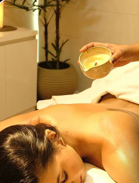 Ensaio de ambientação para estúdio de massagem e bem-estar